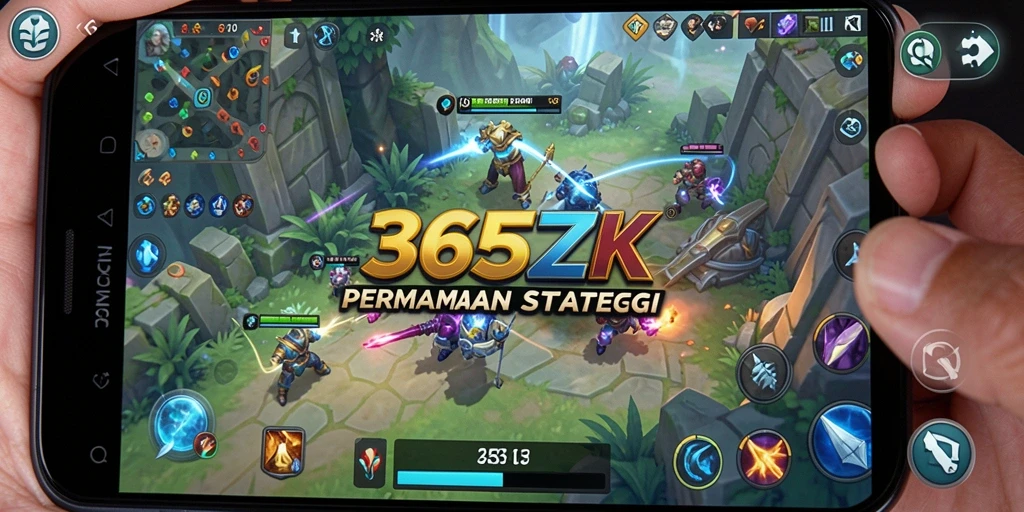 Tampilan gameplay intens dari 365ZK, menunjukkan pertempuran strategis.