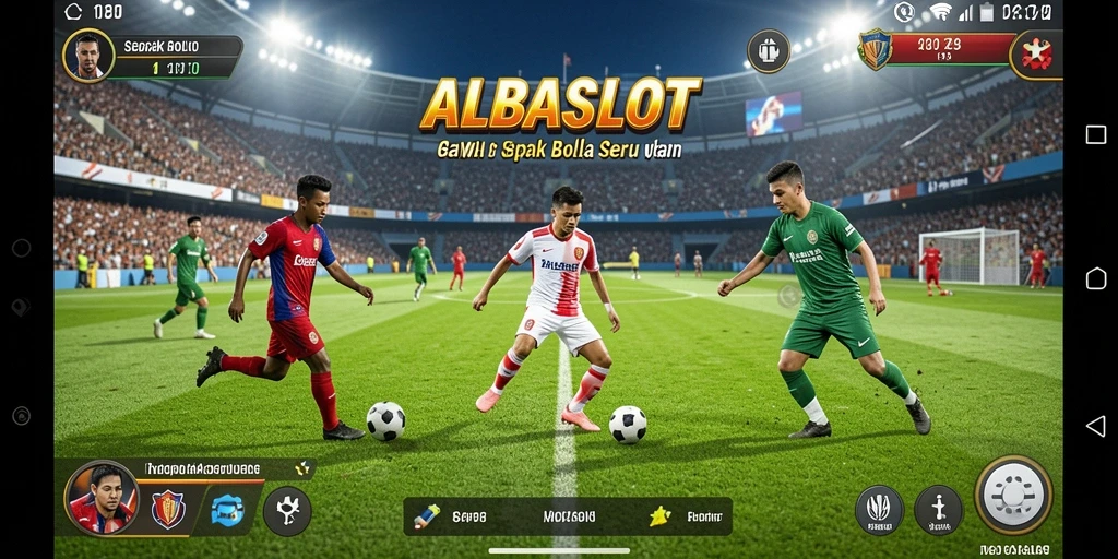 Tampilan gameplay aksi dari ALBASLOT yang mendebarkan.