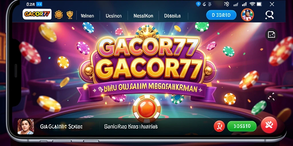 Tangkapan layar GACOR77 menunjukkan gameplay Kasino yang menarik dan penuh aksi.