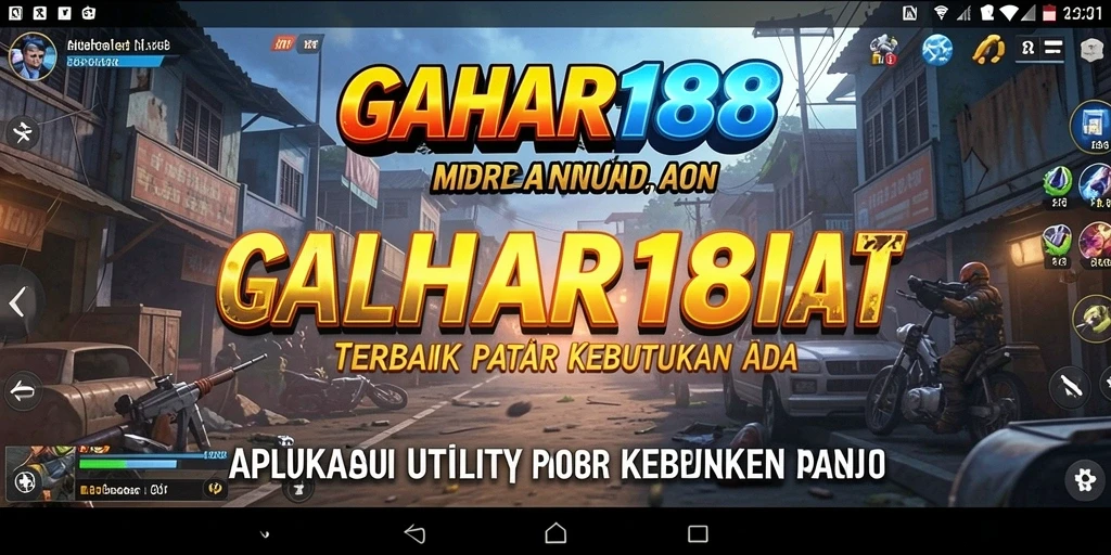 Tampilan antarmuka GAHAR188 yang sederhana dan fungsional.