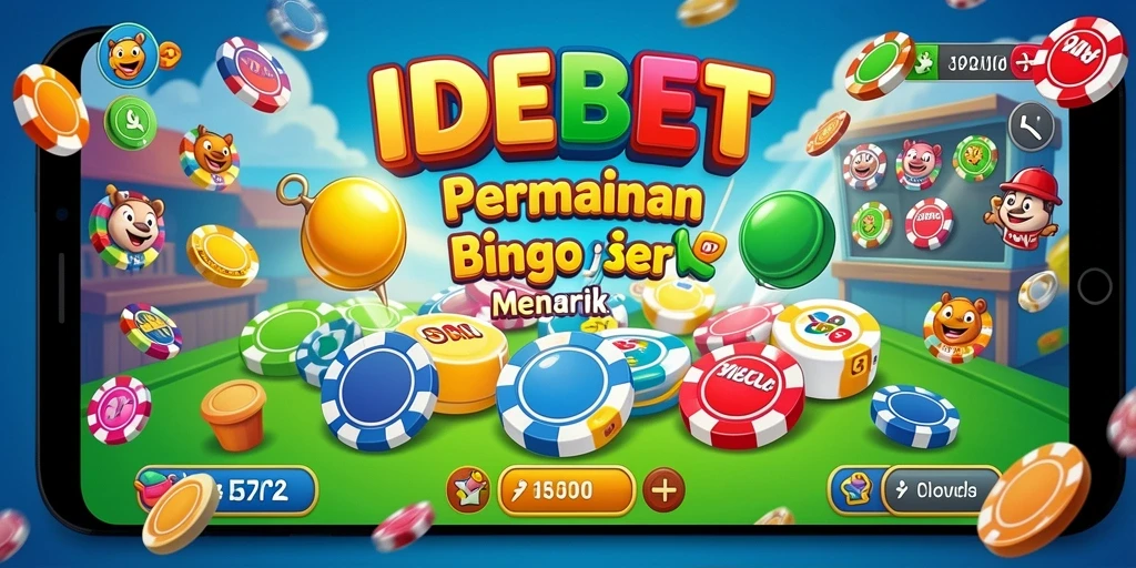 Screenshot permainan IDEBET menampilkan keseruan bermain Bingo secara langsung.