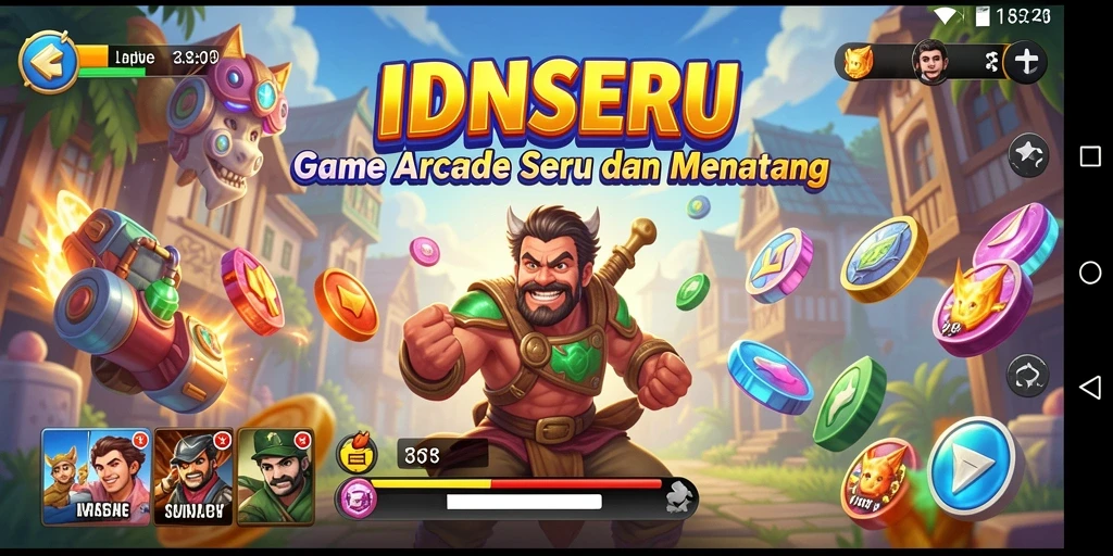 Tampilan gameplay seru dari IDNSERU yang menantang.
