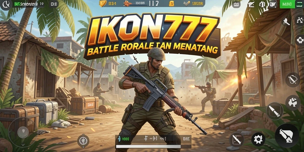 Tampilan gameplay intens di IKON777 dengan pertarungan mendebarkan.