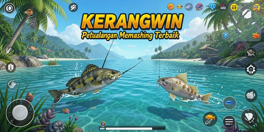 Tangkapan besar di KERANGWIN dengan latar belakang yang menakjubkan.
