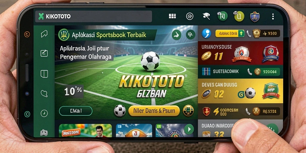 Tampilan gameplay Sportsbook KIKOTOTO yang menarik dan interaktif.