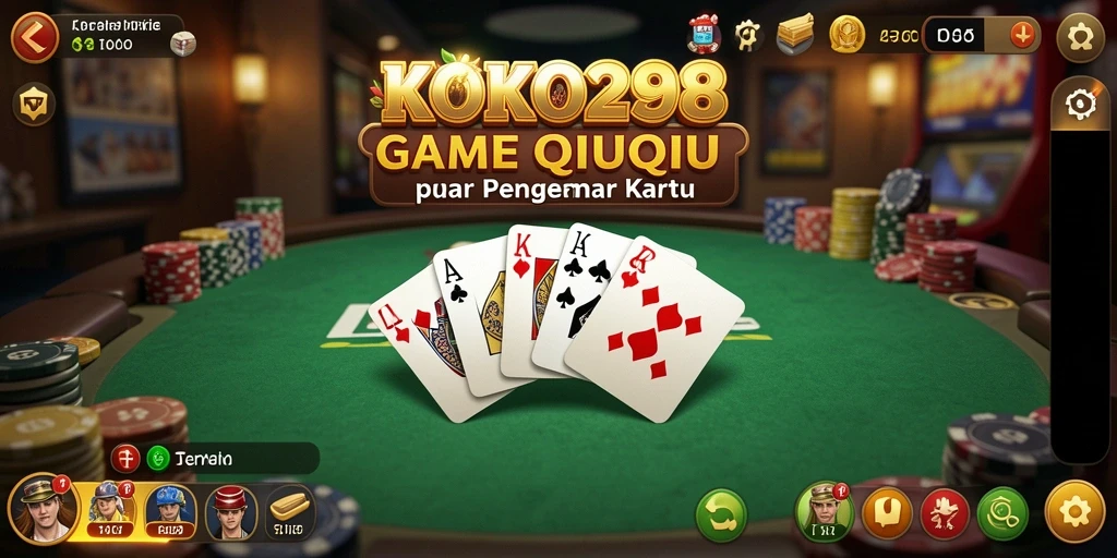 Tampilan screenshot KOKO288 dengan gameplay QiuQiu yang menarik.