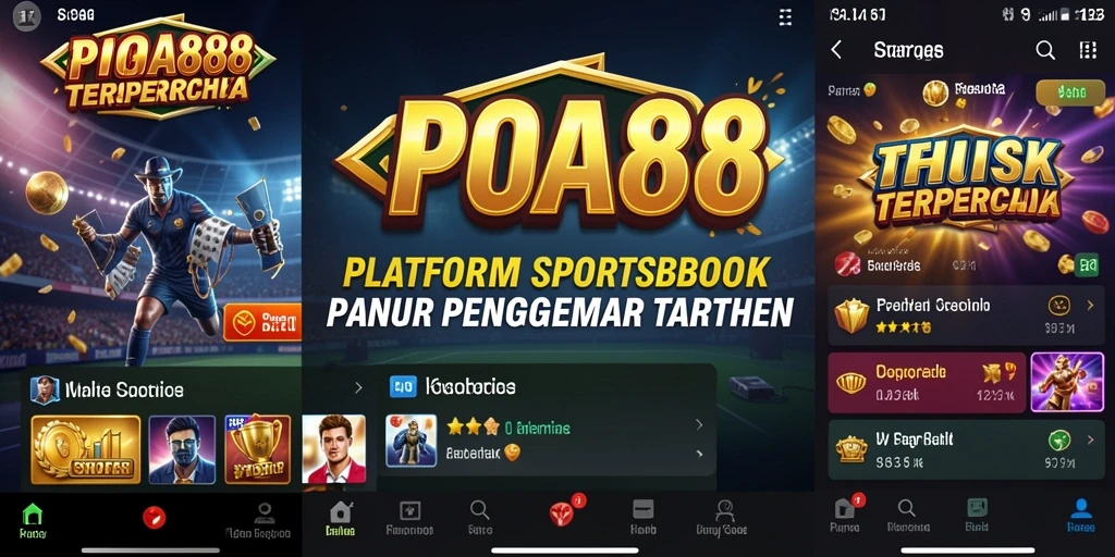 Tampilan menarik dari aplikasi taruhan POA88 saat taruhan berlangsung.