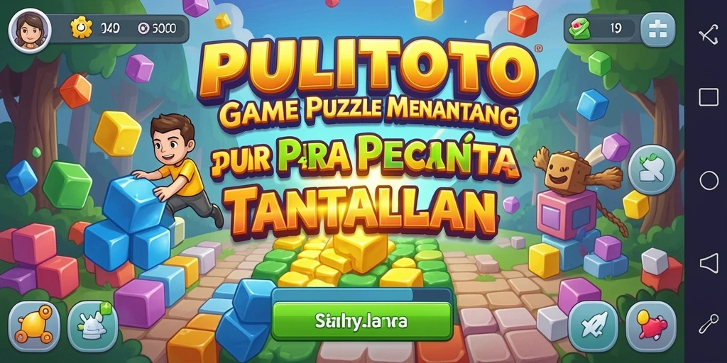 Screenshot utama PULITOTO menampilkan gameplay Puzzle yang seru.