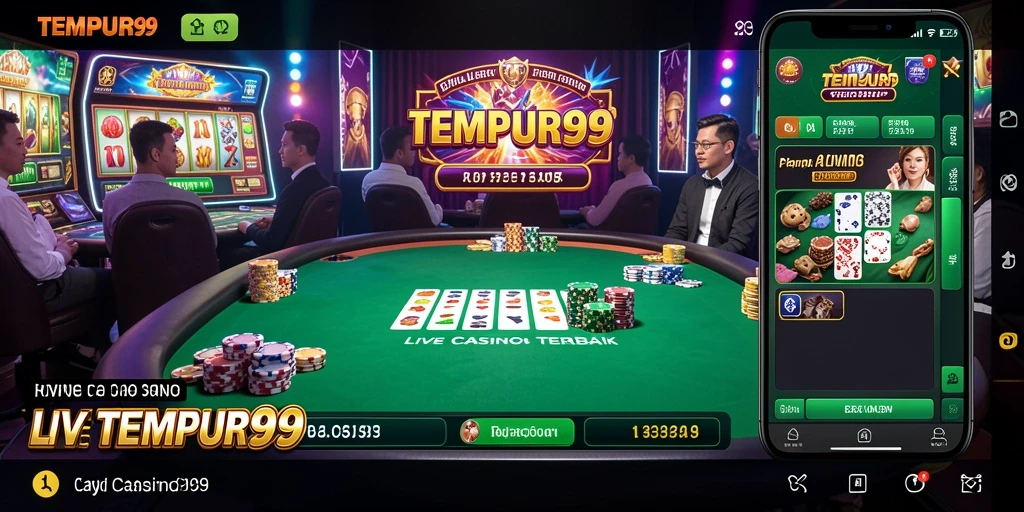 Gameplay Live Casino yang menarik dengan dealer langsung.